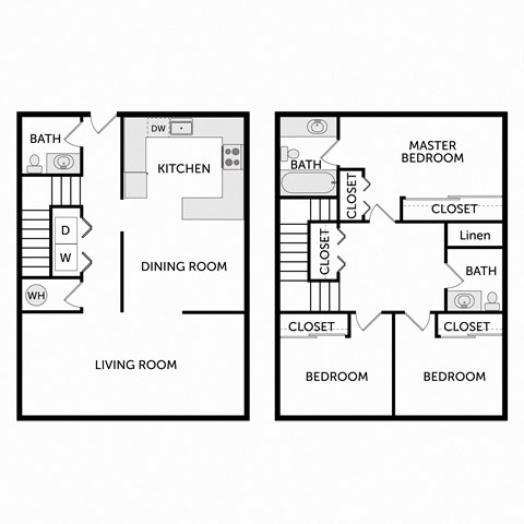 Phoenix Manor Seville Three Bedroom Two Bathroom Floor Plan